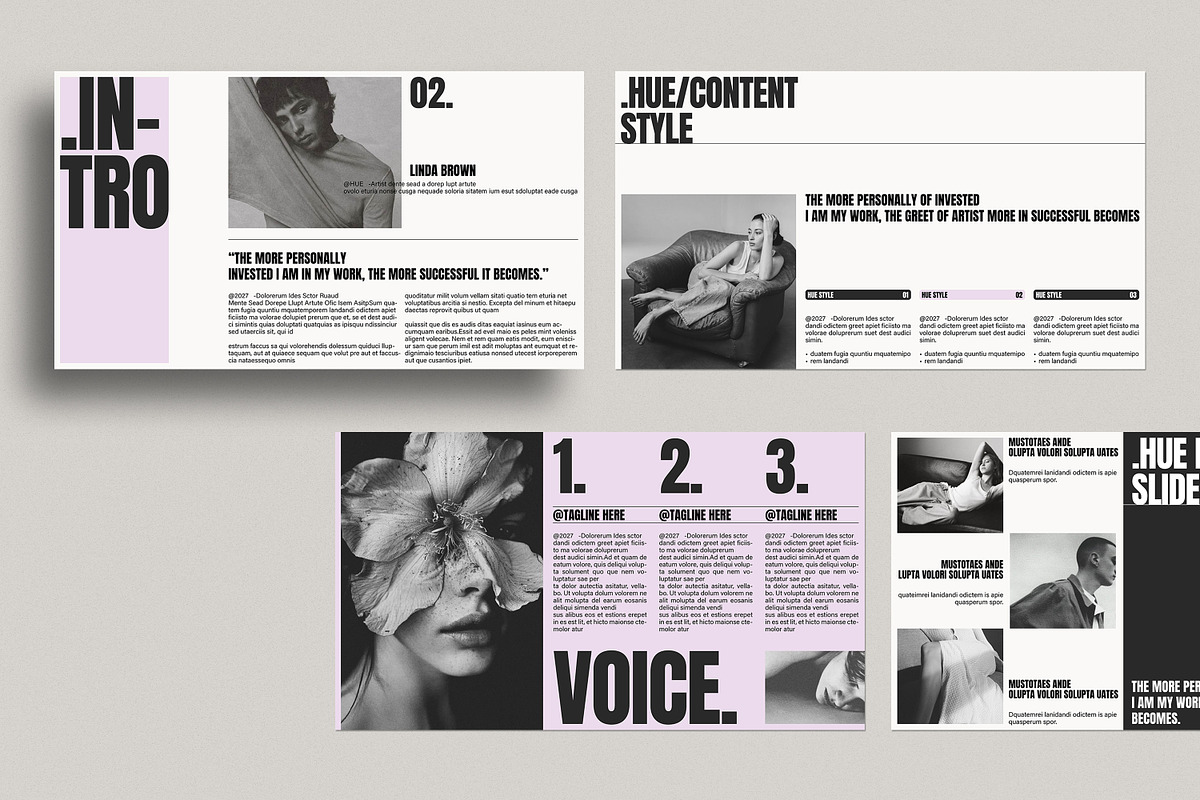 HUE | Strategy Presentation Canva, a Presentation Template by SlideStock (Photo 6 of 10)