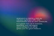 Heather, a Font by True Story Letterworks (Thumbnail 2 of 10)