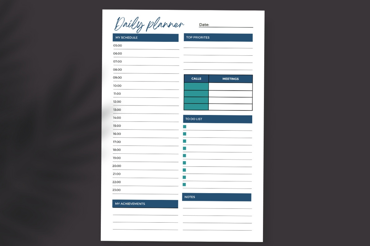 Work From Home Planner, a Print Template by Elegant_Studio44 (Photo 3 of 6)