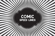 100 Comic Speed Line Vector Design, a Background Graphic by MRI STUDIO (Thumbnail 7 of 28)