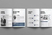 Annual Report Brochure Template, a Brochure Template by E-Type (Thumbnail 3 of 7)