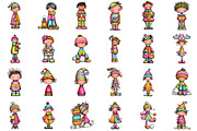Whimsical Christmas Boy Clipart, an Illustration by Sublimation Artist (Thumbnail 2 of 6)