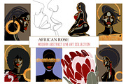 LINE ART COLLECTION BLACK ROSE, an Illustration by ArtOLB (Thumbnail 1 of 10)