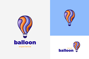 air balloon logo design vector icon, a Branding & Logo Template by Pyruos ID