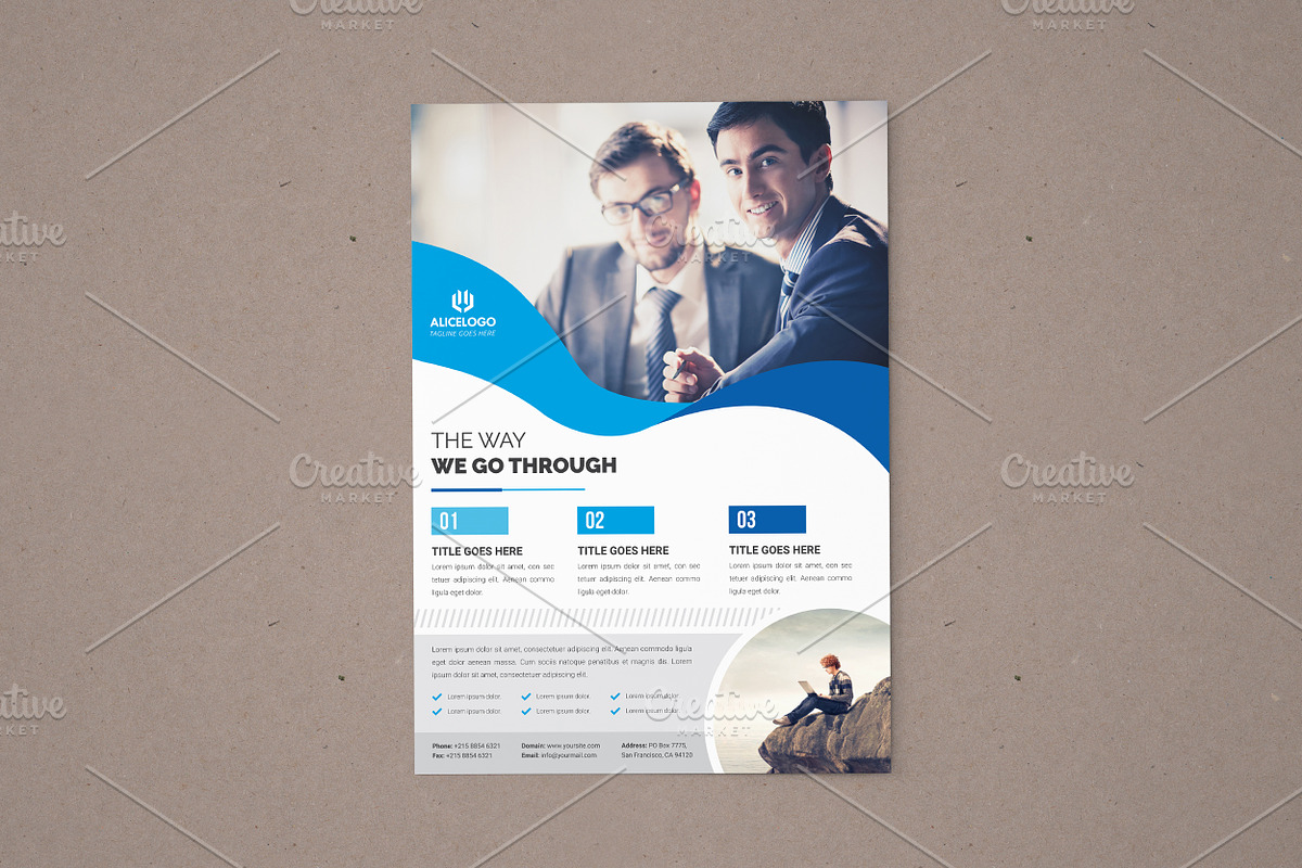 Flyer Template, a Flyer Template by Alice_s