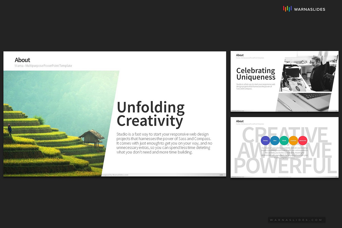 Company Profile PowerPoint Templates, a Presentation Template by Warna Works (Photo 24 of 36)