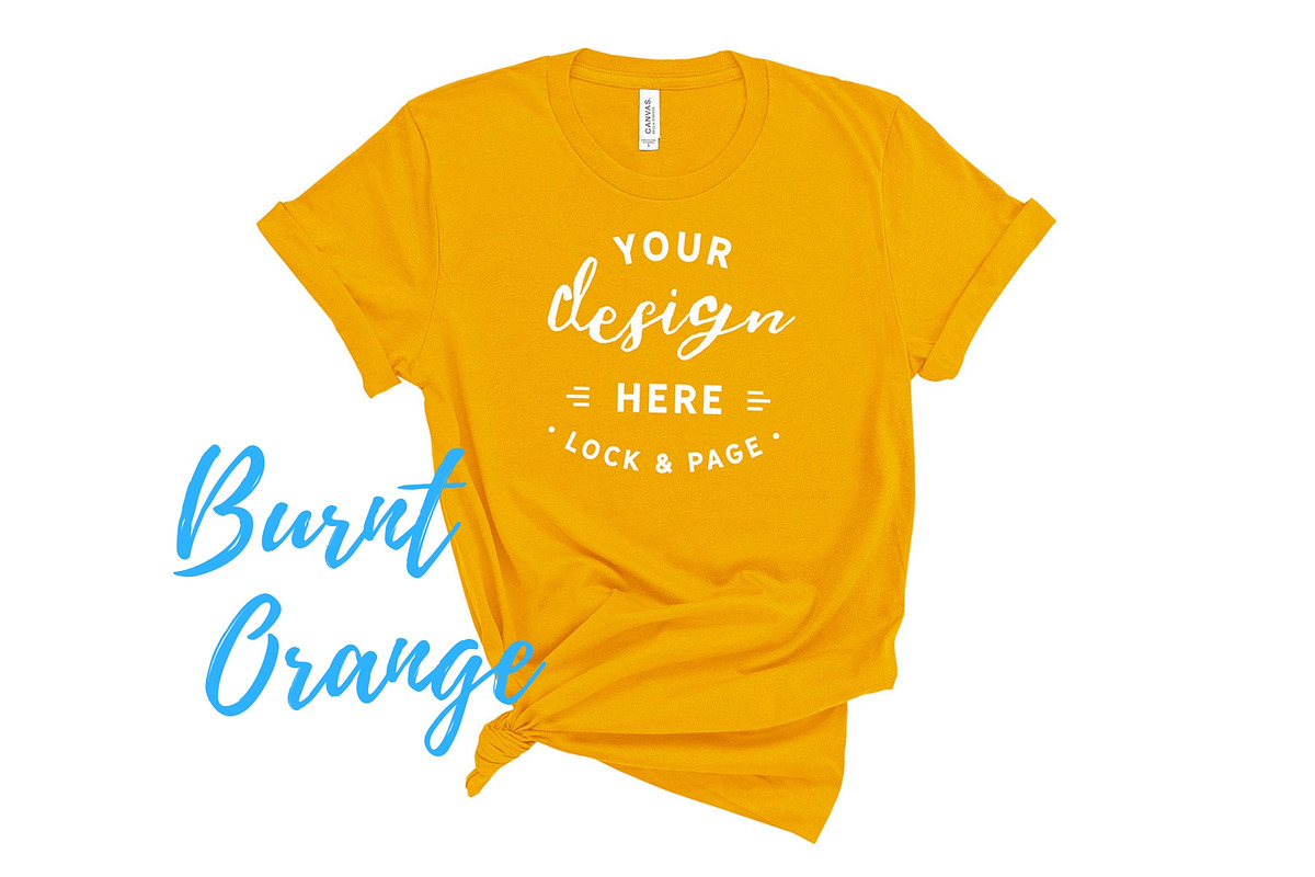 Bella Canvas TShirt Mockups On White, a Shirt Mockup by lock and page (Photo 55 of 92)