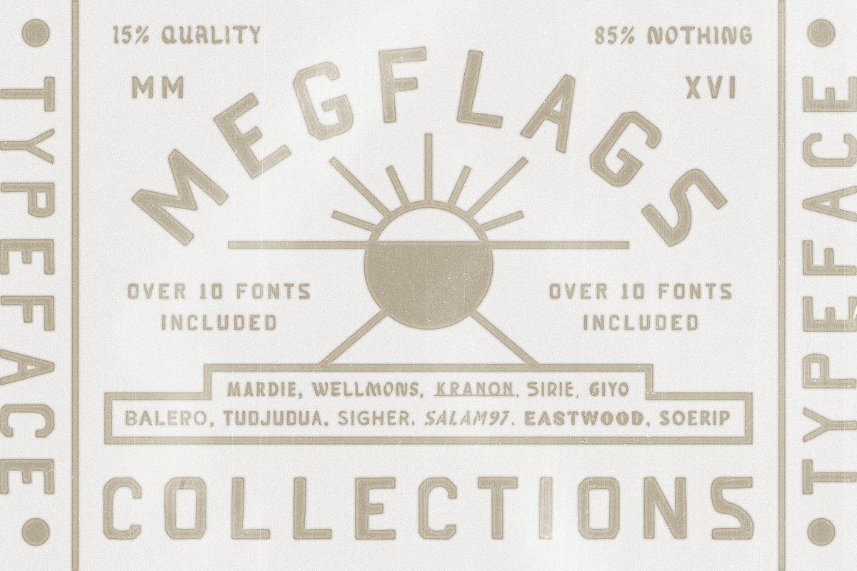 MG Typeface Collections, a Font by Megflags (Photo 1 of 5)