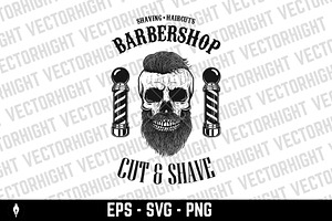 Barbershop. Illustration of bearded, an Object Illustration by Vectorhight