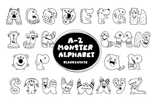 A-Z Monster Alphabet