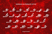 Hormuz - Bold Script Streetwear Font, a Handwritten Font by Afkari Studio (Thumbnail 3 of 10)
