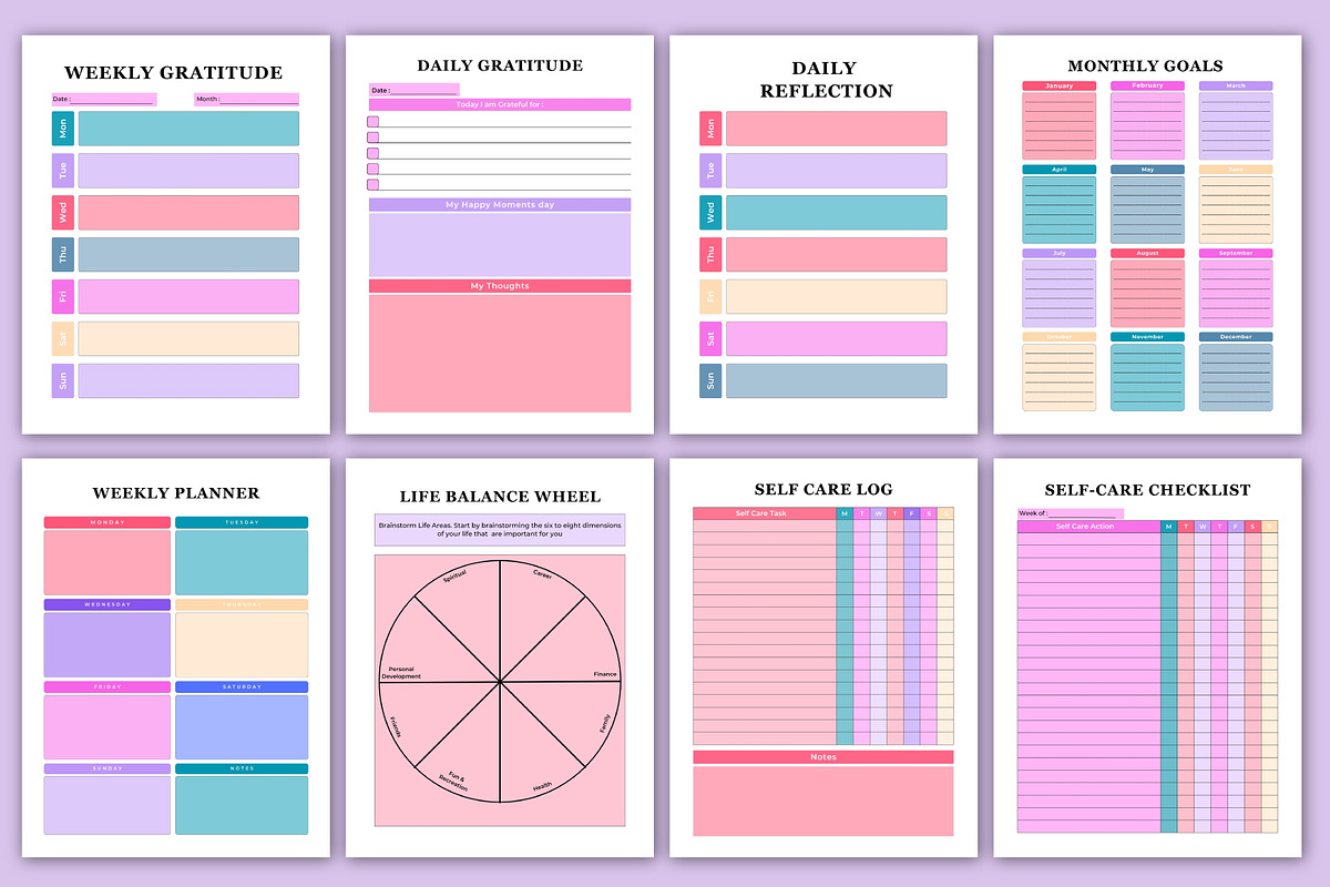 Vision Board Planner preview 4