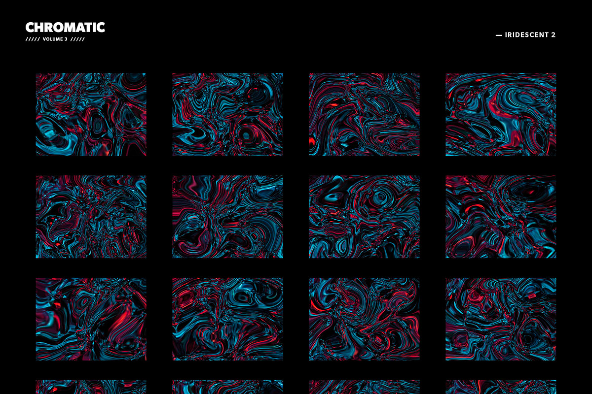 CHROMATIC - Liquid metal backgrounds, a Background Graphic by RAWSTR (Photo 5 of 12)
