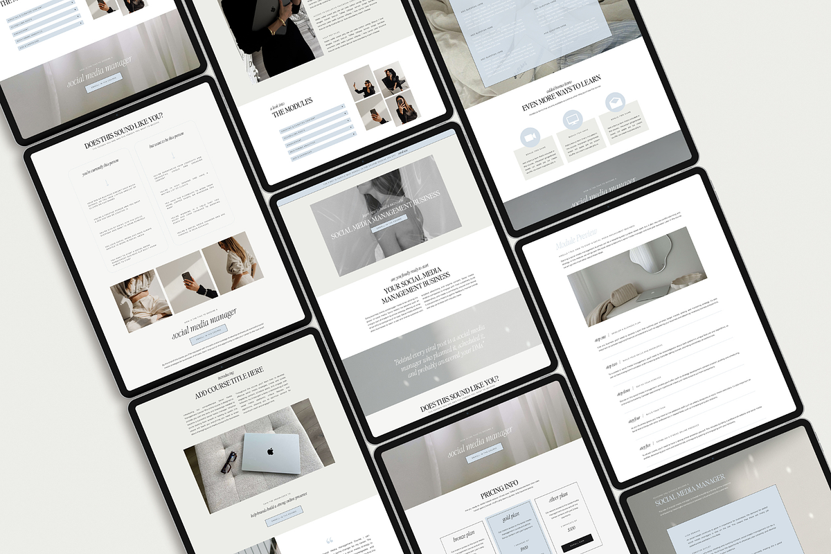 Sales Page Showit Add On Template, a Landing Page Template by Blush Created (Photo 8 of 10)