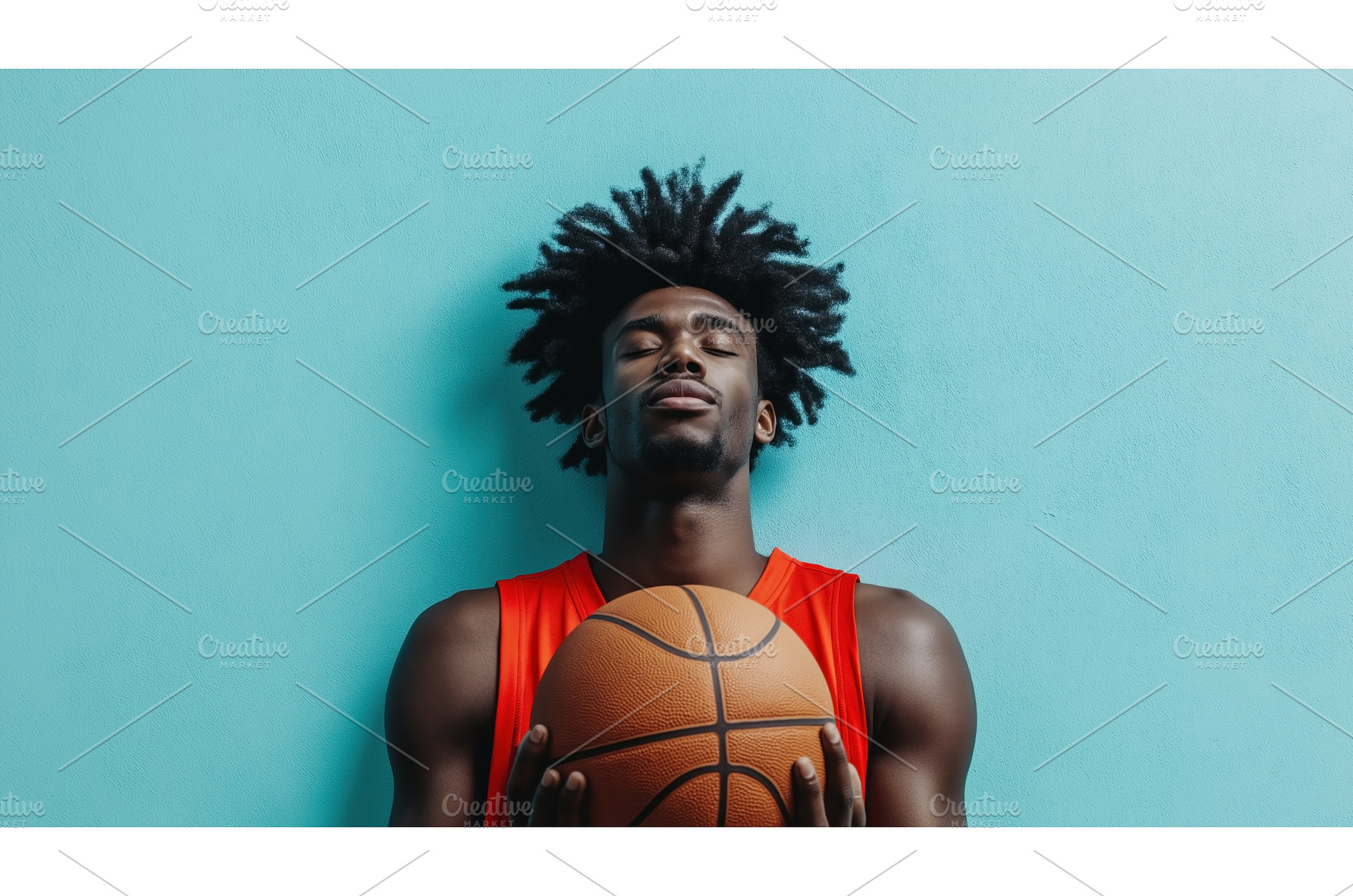 African American male basketball, a Person Photo by Sergey Kotenev