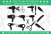 Dryer Svg, Hair, Dryers Svg, an Object Graphic by VectorWorlds (Thumbnail 2 of 3)