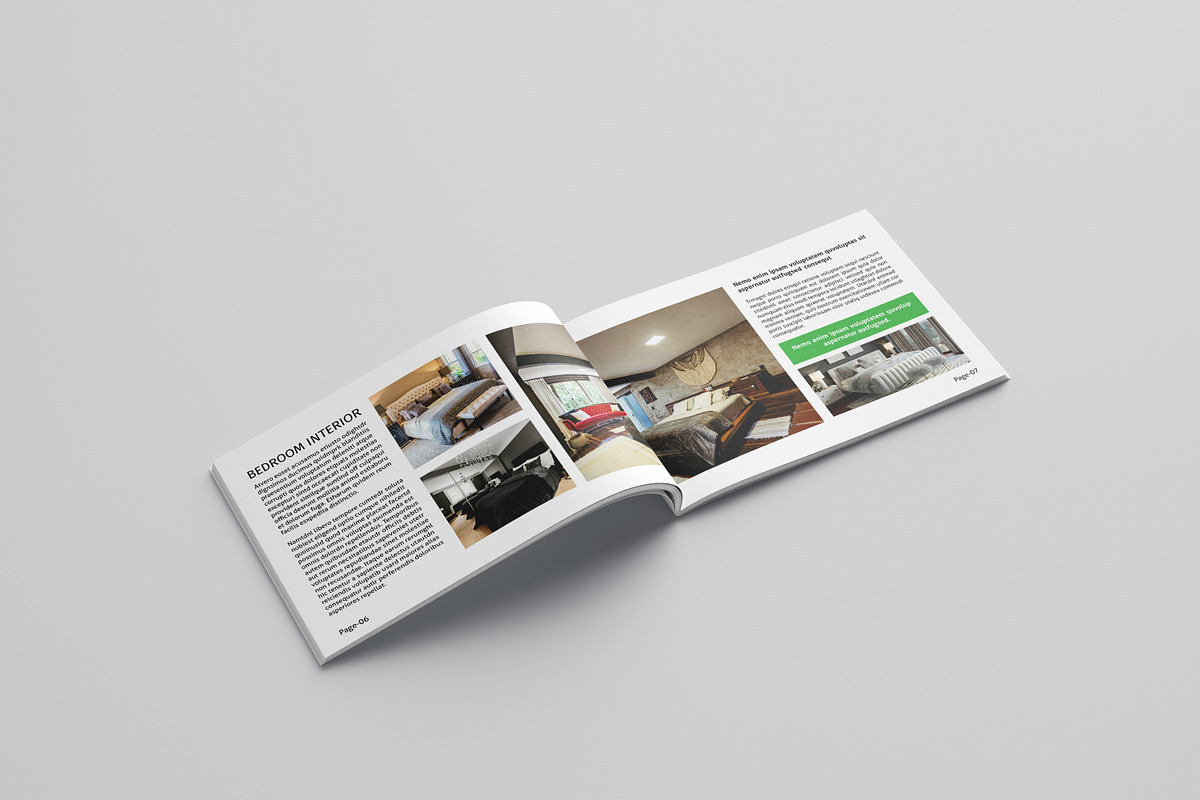 Interior Design Portfolio Brochure, a Brochure Template by retrographix (Photo 3 of 9)