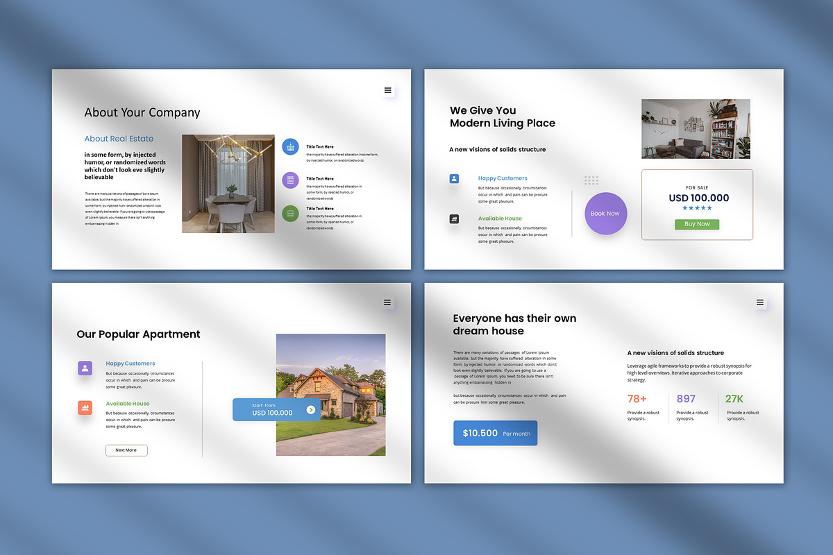 Real Estate Template, a Presentation Template by Pradaxa (Photo 3 of 9)