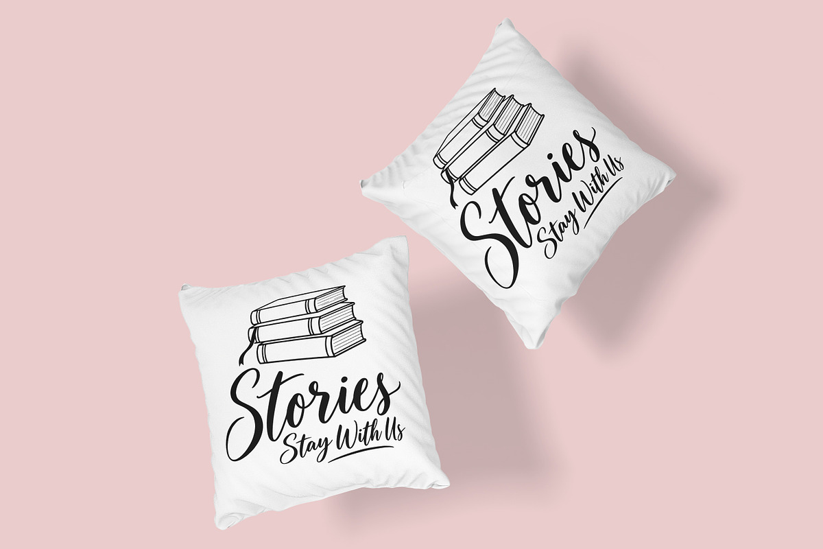 Stories Stay With Us Book Line Art, an Object Illustration by Ghagra (Photo 5 of 7)