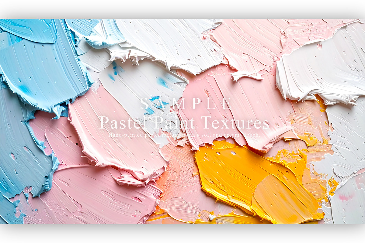 16 Pastel Paint Textures, a Texture Graphic by NOMO DESIGN (Photo 6 of 17)