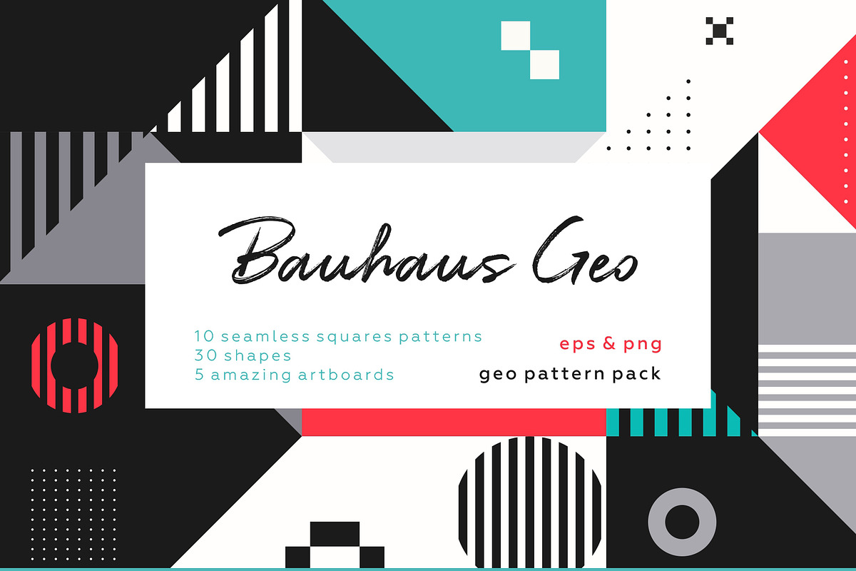 Fun Geometry pattern bundle., a Pattern Graphic by lisa_kalev (Photo 16 of 22)