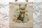 Donkey and windmill clipart, an Animal Illustration by Artmanata (Thumbnail 10 of 11)