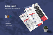 Bauhaus - Resume Template, a Resume Template by VUNIRA (Thumbnail 1 of 2)