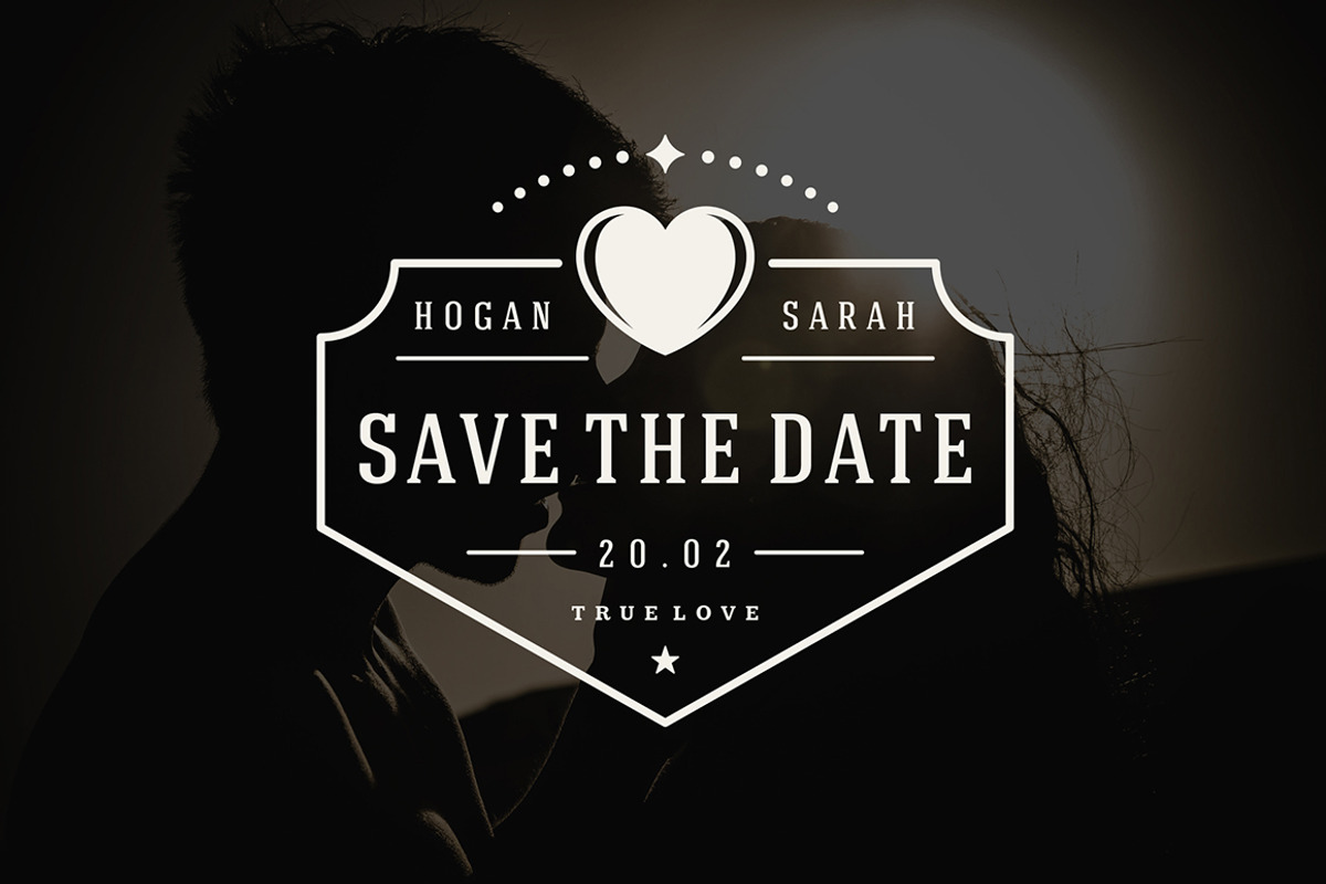 18 Wedding Logos and Badges, a Branding & Logo Template by Vasya Kobelev (Photo 4 of 15)