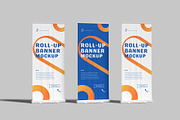 Rollup Banner Mockup, a Print Template by graphictime (Thumbnail 11 of 12)