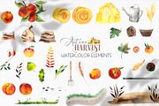Watercolor Autumn Harvest, an Object Graphic by Ana-Sakuta (Thumbnail 16 of 17)