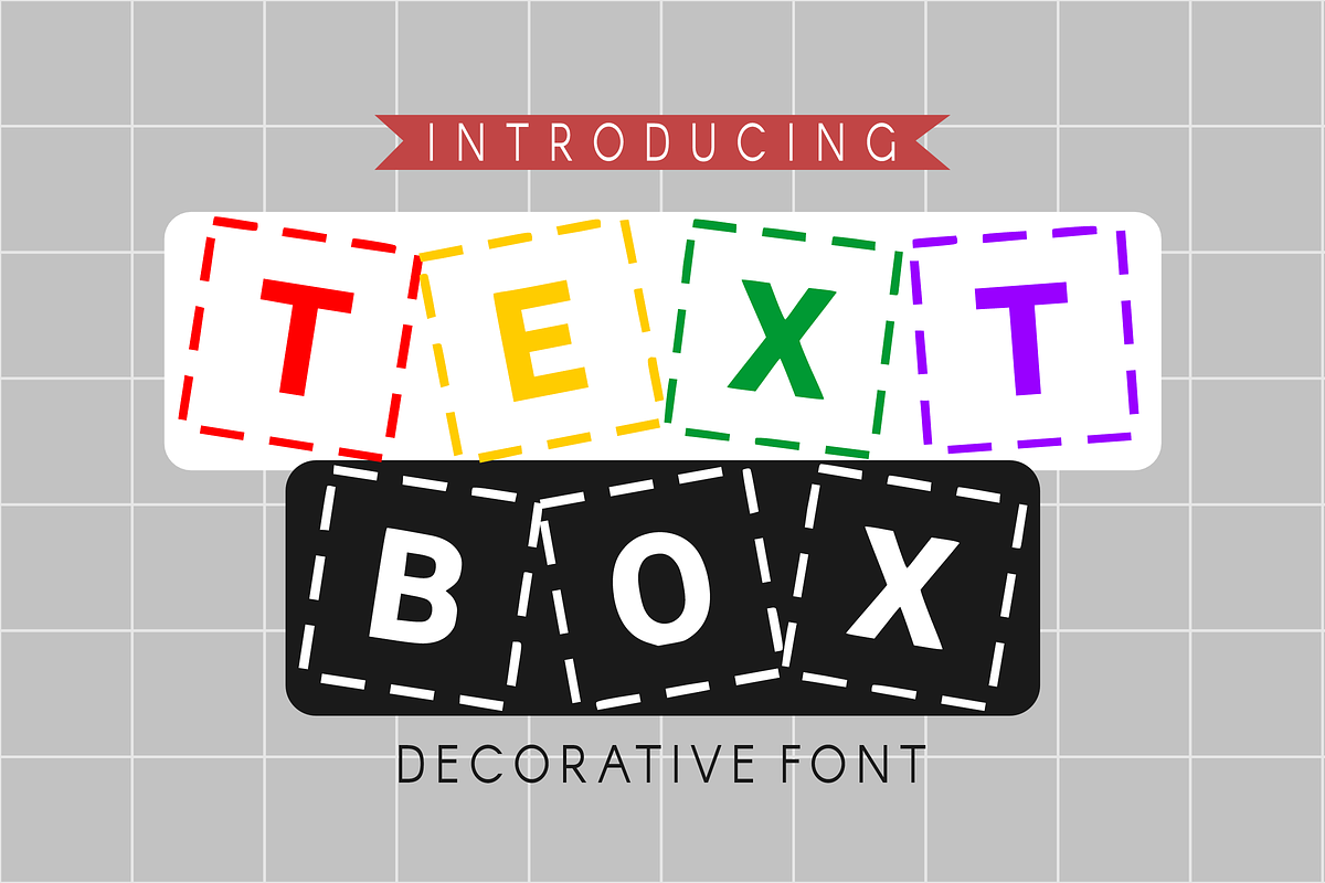 Text Box - Child Font Type, a Font by KiddoGlyphs Studio (Photo 1 of 4)