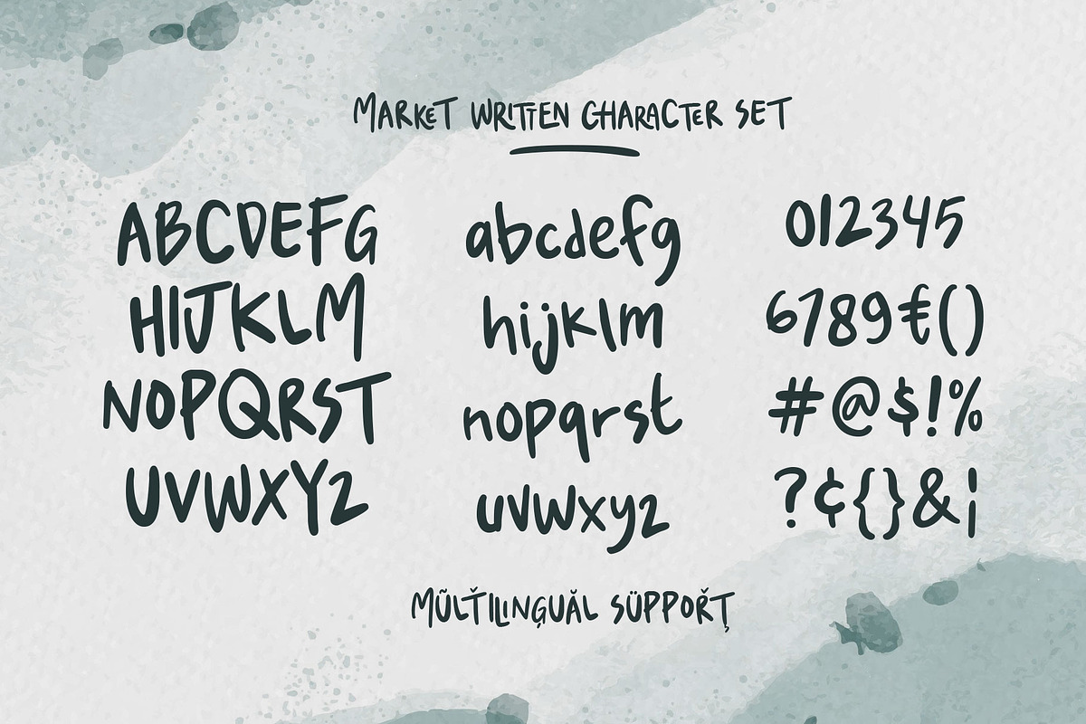Market Written - Handwriting Font, a Font by Arterfak Project (Photo 8 of 10)
