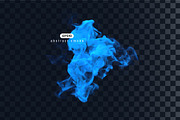 Vector blue ink shapes, an Illustration by Julvil (Thumbnail 3 of 3)