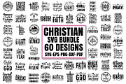 Christian SVG Bundle, Faith SVG, a Graphic by Designer302 (Thumbnail 1 of 3)