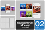 Instagram Post Mockup, an iPhone Mockup by Permadi Creative (Thumbnail 1 of 3)