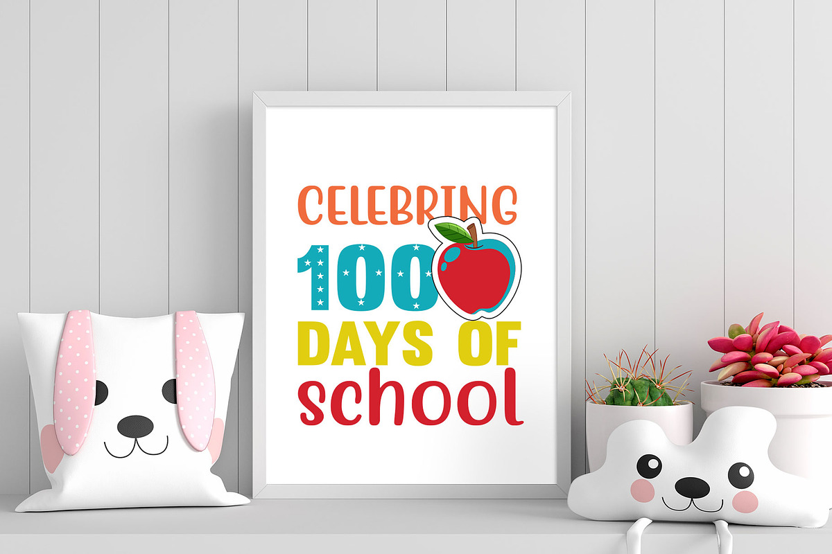 celebring 100 days of school, a Graphic by minmicro (Photo 2 of 5)