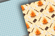 Cute Smore's digital paper pack, a Pattern Graphic by designloverstudio (Thumbnail 5 of 7)