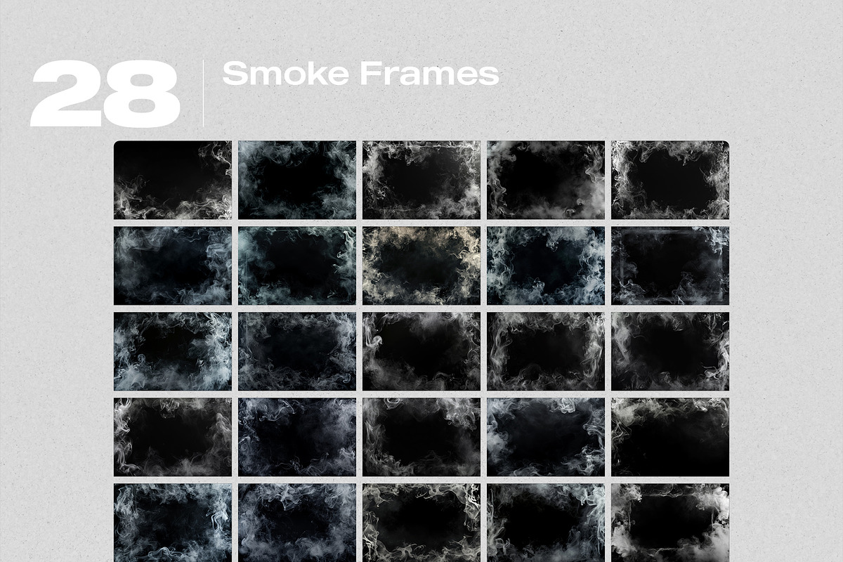 Smoke Frames Photo Overlays, a Brushes & More by PhotoSpirit (Photo 8 of 8)