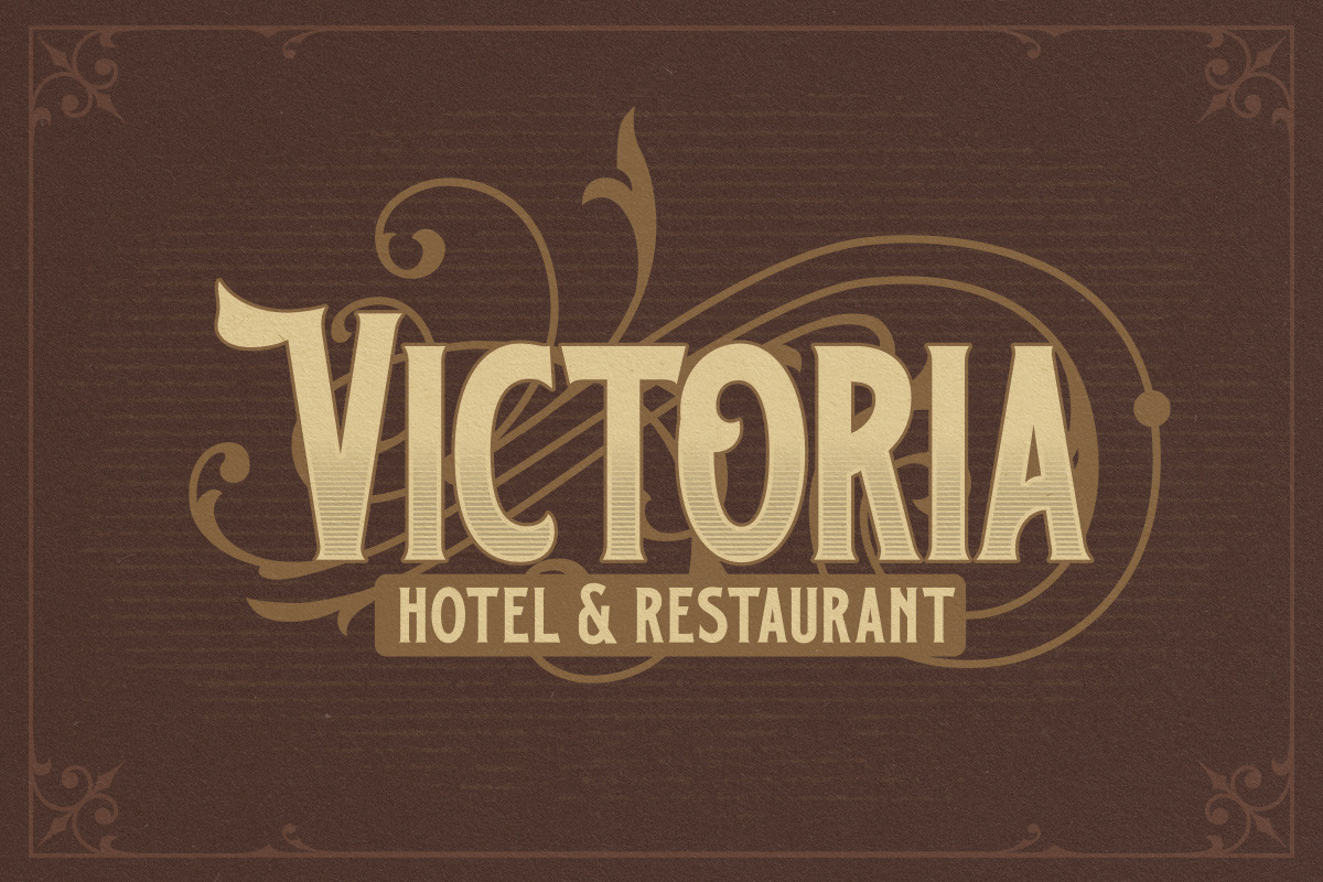 Brains Courage - Vintage Display Fon, a Font by Letterhend Studio (Photo 3 of 8)