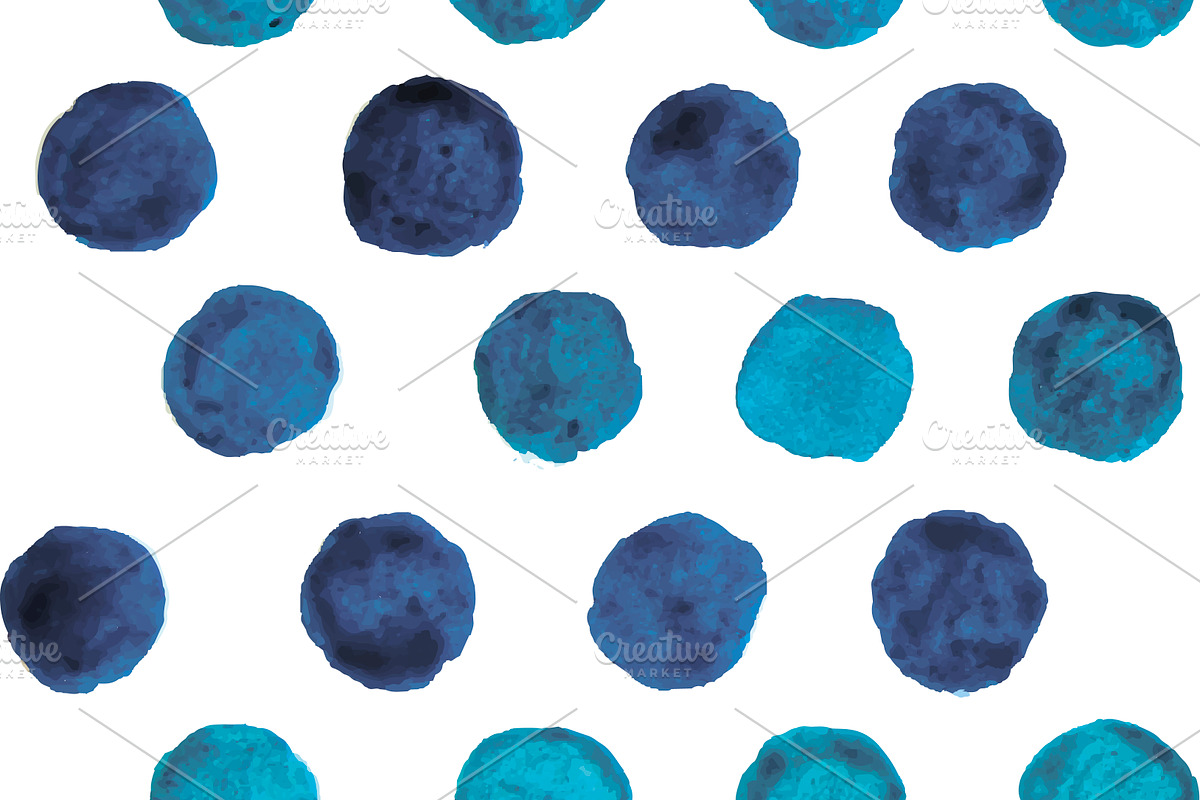 Vector watercolor dots preview 2