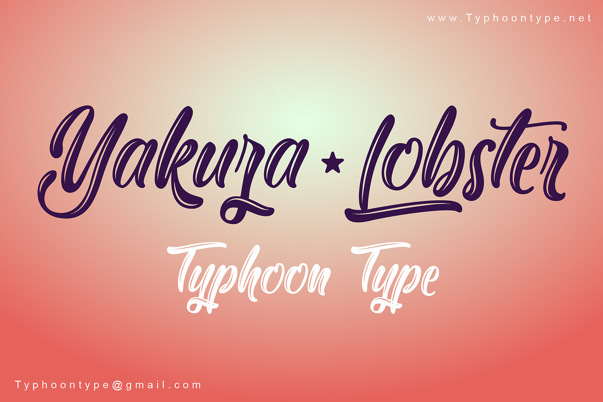 Yakuza Lobster font