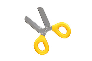 Scissors 3d icon illustration 3d, an Object Illustration by fahad121