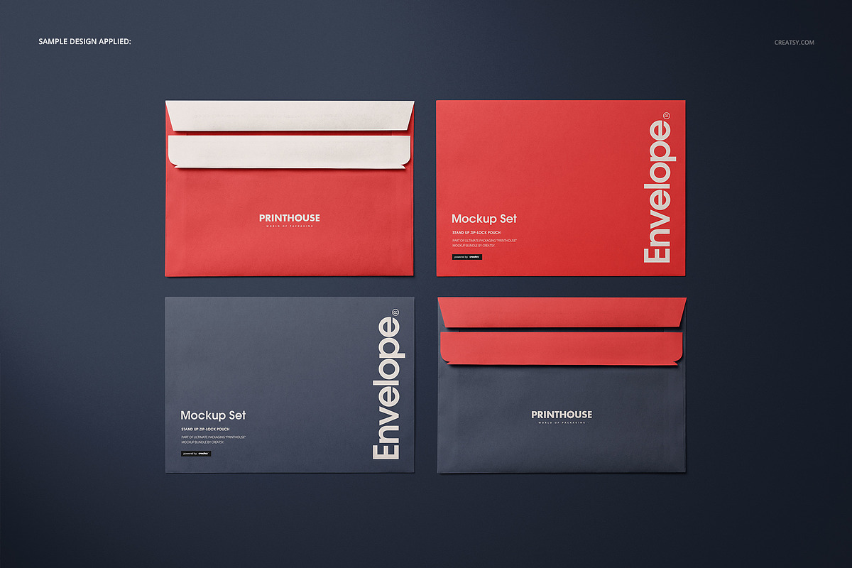 Envelope Mockup Set 01, a Household Mockup by creatsy5 (Photo 5 of 9)