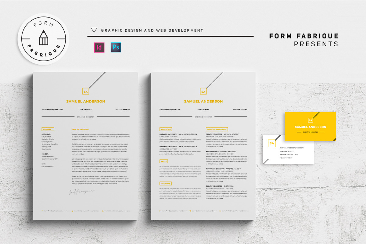 Resume/CV, a Resume Template by Form Fabrique (Photo 5 of 7)