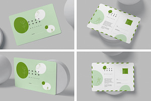 6 X 4 Inches Postcard Mockups