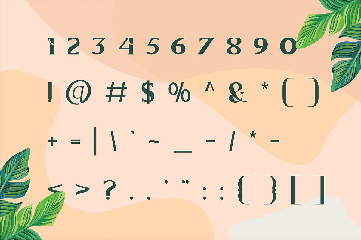Kora Font | Bold Slab Serif Font, a Slab Serif Font by WhymoreArt (Photo 5 of 5)