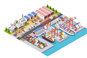 Isometric City Boulevard, a Transportation Illustration by AlexZeL (Thumbnail 2 of 5)