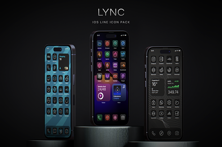Lync iOS Icon Bundle -2240 icons