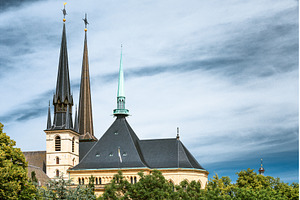 Luxembourg. Notre-dame Cathedral, an Architecture Photo by Our Amazing World
