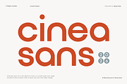 TBJ Cinea Sans Uniwidth Geometric, a Sans Serif Font by Taboja Studio (Thumbnail 1 of 16)